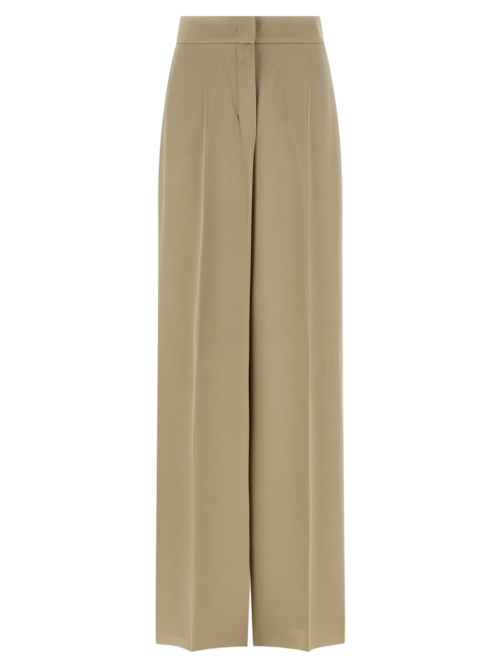 Max Mara Beige Silk Dress Pants