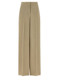 Max Mara Beige Silk Dress Pants