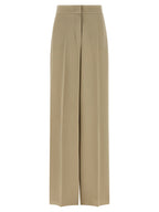 Max Mara Beige Silk Dress Pants