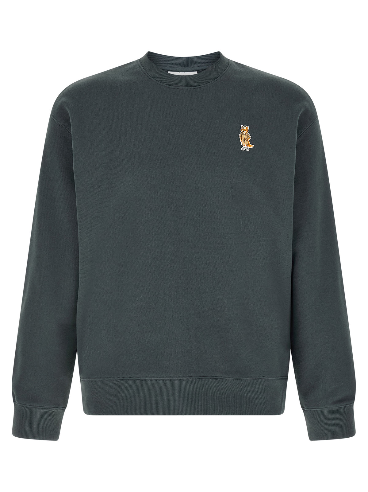 Maison Kitsuné Blue Organic Cotton Sweatshirt
