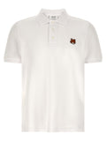 Maison Kitsuné White Cotton Polo Shirt