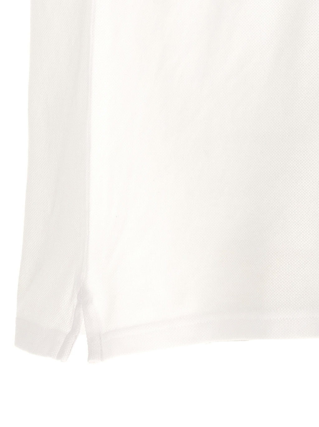 Maison Kitsuné White Cotton Polo Shirt