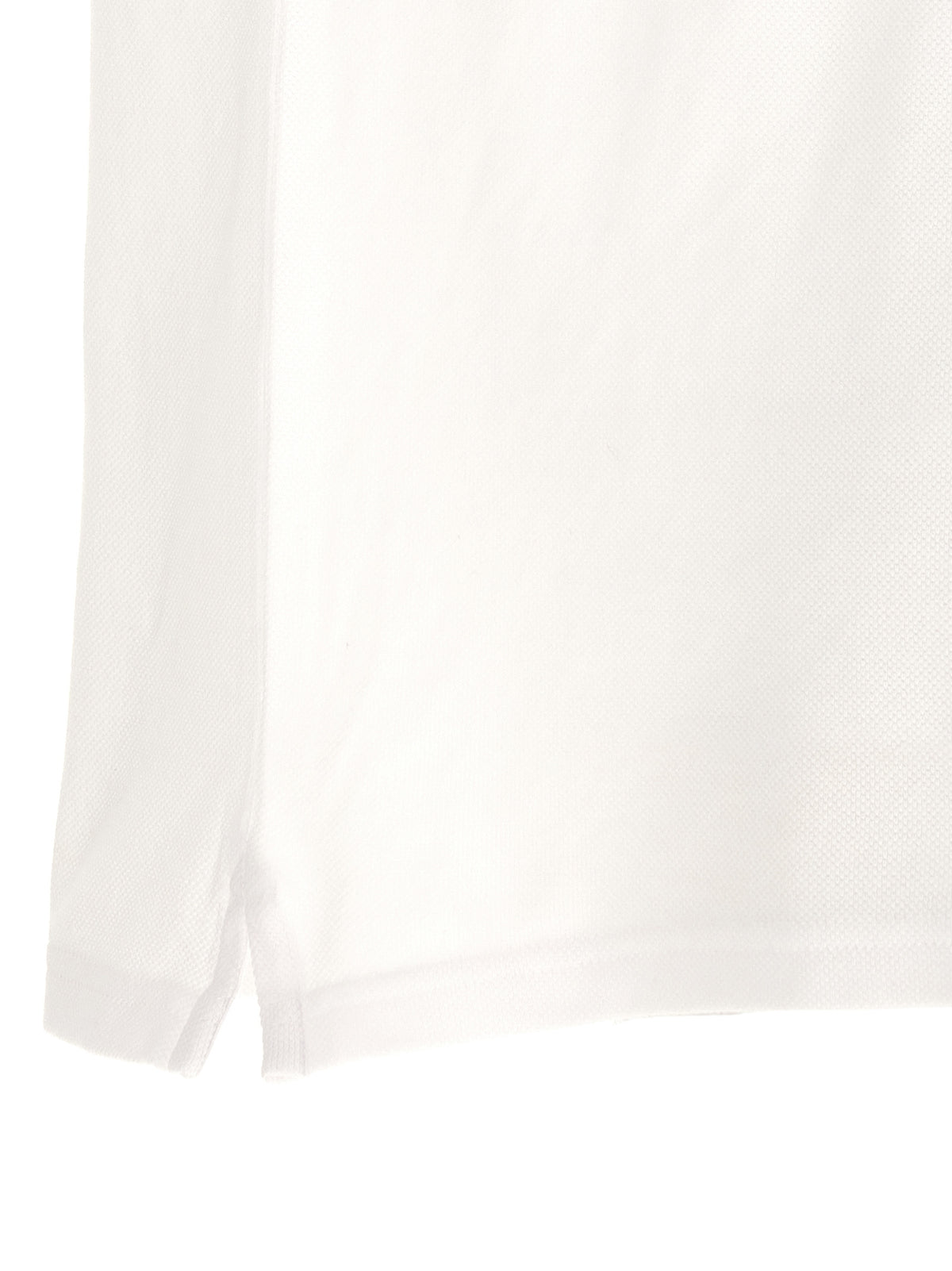 Maison Kitsuné White Cotton Polo Shirt