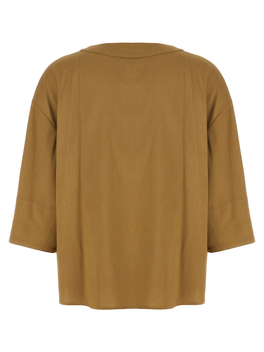 Max Mara Beige Linen Blouse