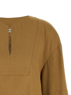 Max Mara Beige Linen Blouse