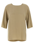 Max Mara Beige Silk Blouse