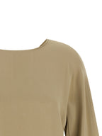Max Mara Beige Silk Blouse
