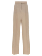 Max Mara Beige Virgin Wool Dress Pants