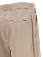 Max Mara Beige Virgin Wool Dress Pants