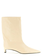 Jil Sander Beige Calfskin Ankle Boots