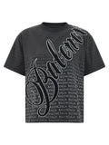 Balenciaga Black Cotton T-Shirt