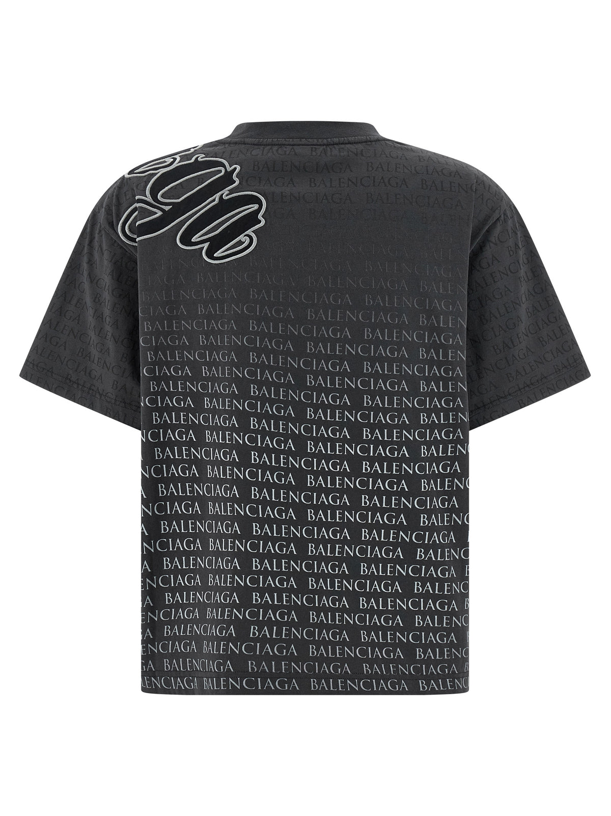 Balenciaga Black Cotton T-Shirt