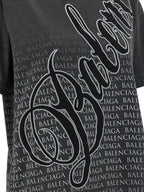 Balenciaga Black Cotton T-Shirt
