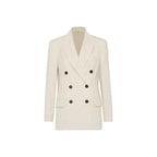 Brunello Cucinelli White Cotton Blazer