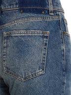 Golden Goose Blue Cotton Flared Jeans