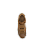 Alexander McQueen Brown Calf Leather Bos Taurus Chunky Sneakers