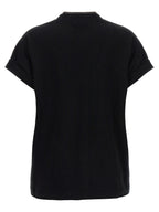 Brunello Cucinelli Black Cotton T-Shirt