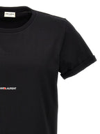 Saint Laurent Black Cotton T-Shirt