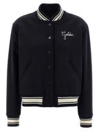 Golden Goose Blue Virgin Wool Bomber