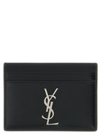 Saint Laurent Black Calfskin Cardholder