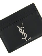 Saint Laurent Black Calfskin Cardholder