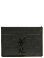 Saint Laurent Black Lambskin Cardholder