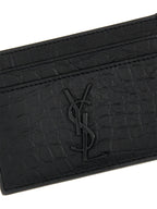 Saint Laurent Black Lambskin Cardholder