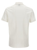Burberry White Cotton Polo Shirt