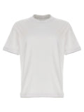 Brunello Cucinelli White Cotton T-Shirt
