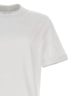 Brunello Cucinelli White Cotton T-Shirt