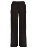 Fendi Purple Virgin Wool Dress Pants