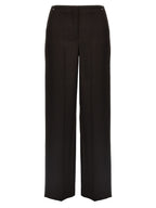 Fendi Purple Virgin Wool Dress Pants