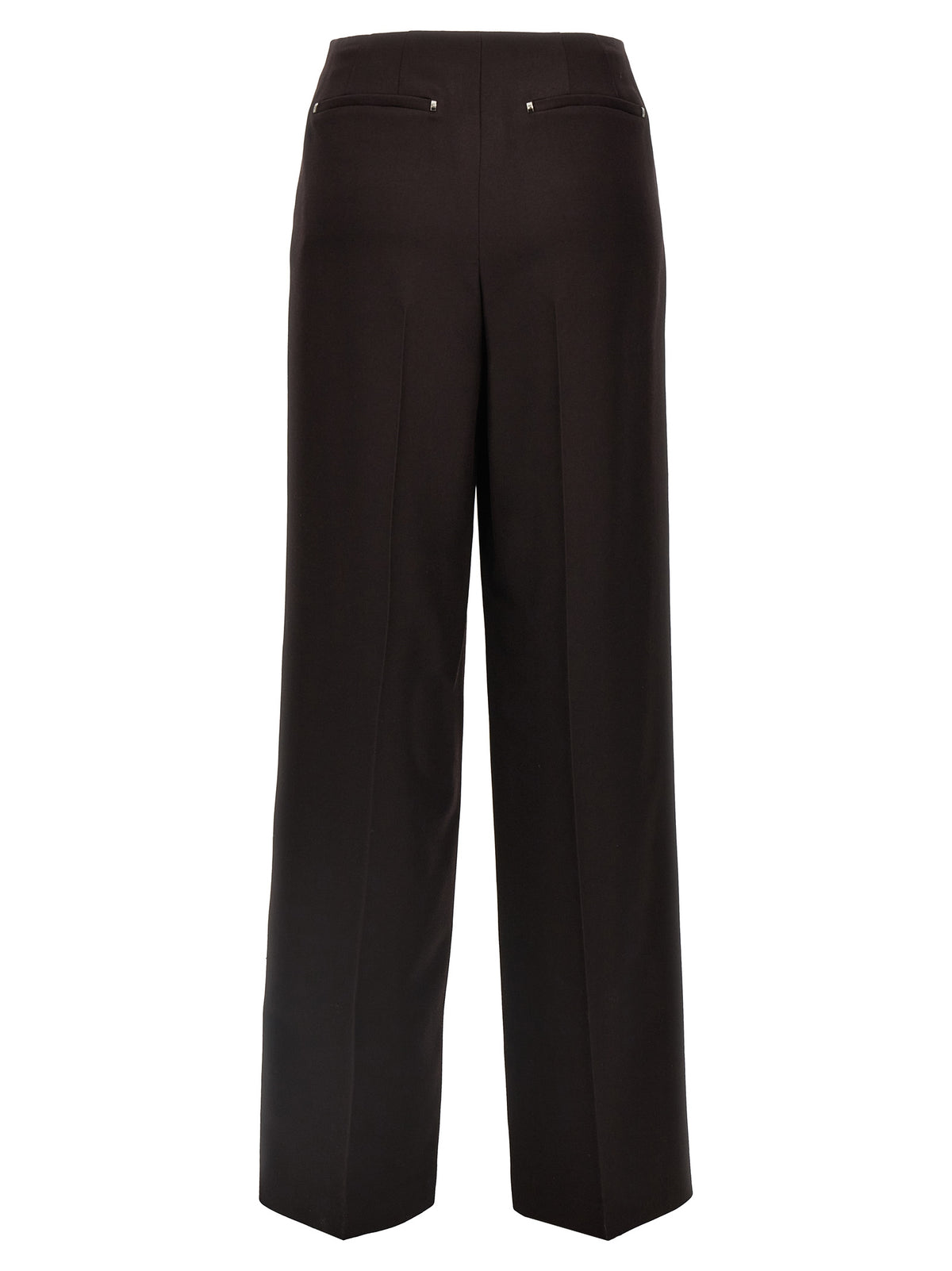 Fendi Purple Virgin Wool Dress Pants
