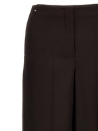 Fendi Purple Virgin Wool Dress Pants