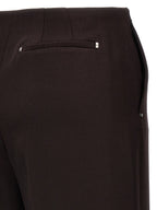 Fendi Purple Virgin Wool Dress Pants