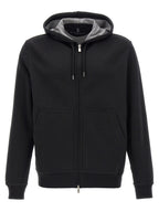 Brunello Cucinelli Black Cotton Sweatshirt