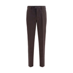 Brunello Cucinelli Brown Cotton Casual Pants