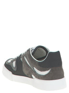 Dolce & Gabbana Gray Calfskin Athletic Sneakers
