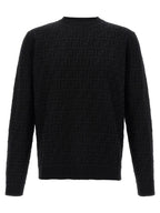 Fendi Black Cotton Cardigan
