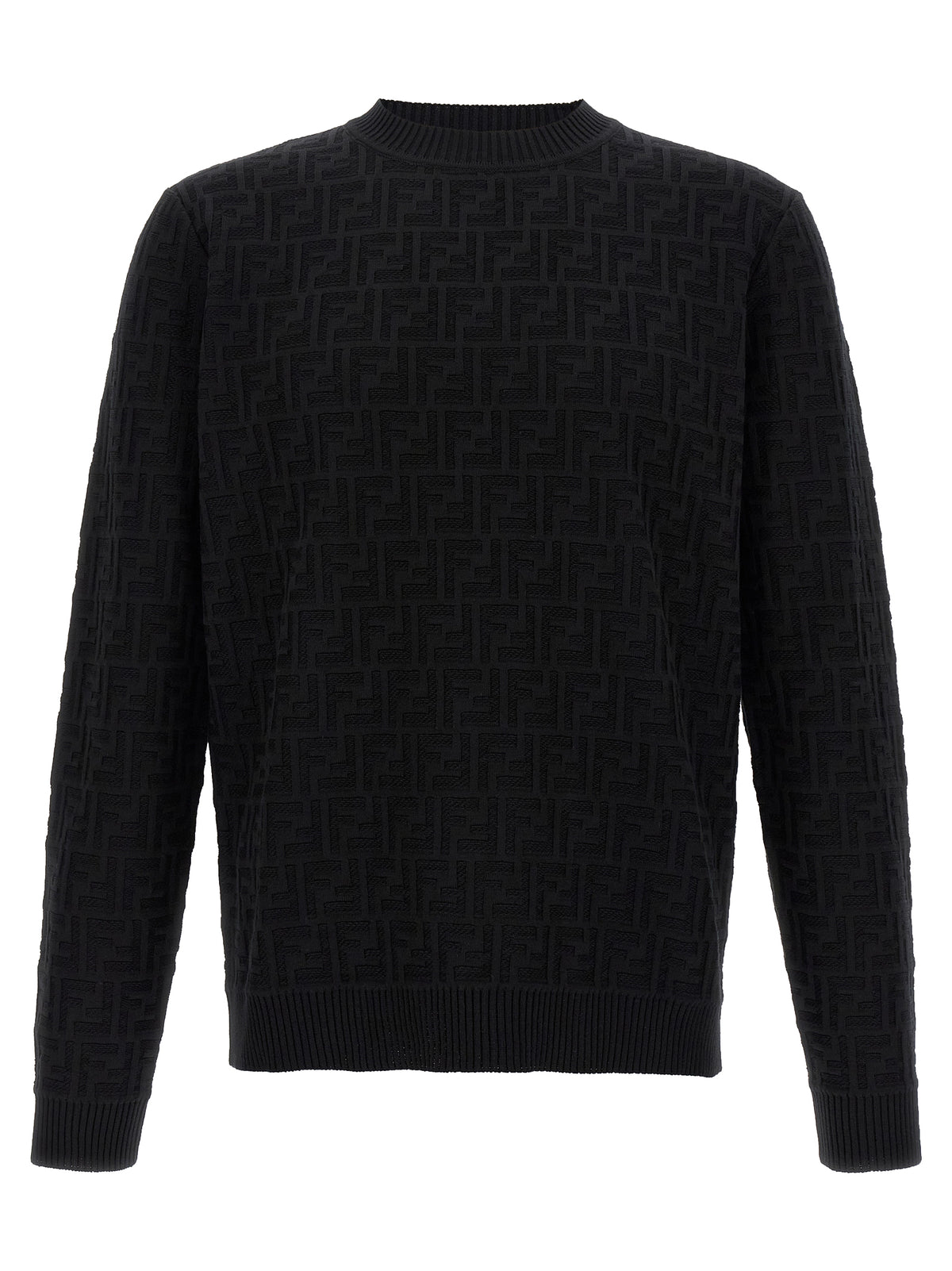Fendi Black Cotton Cardigan