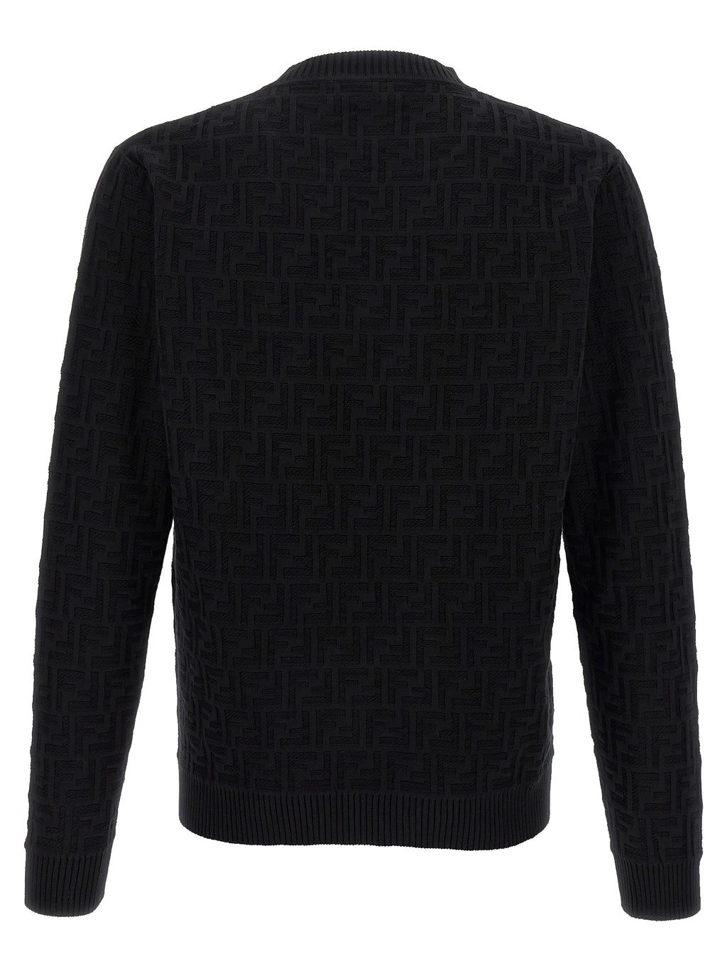 Fendi Black Cotton Cardigan