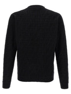 Fendi Black Cotton Cardigan