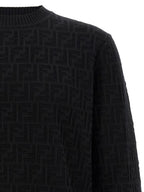 Fendi Black Cotton Cardigan
