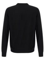 Fendi Black Virgin Wool Cardigan