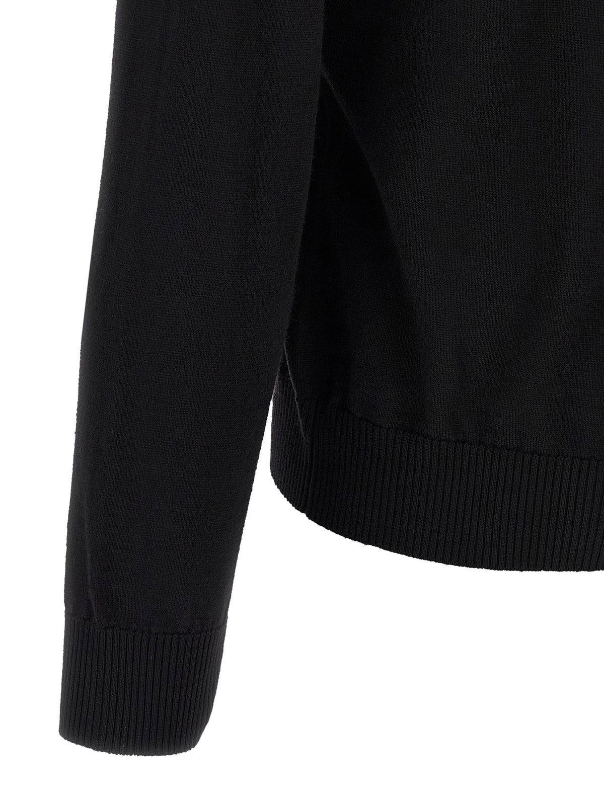 Fendi Black Virgin Wool Cardigan