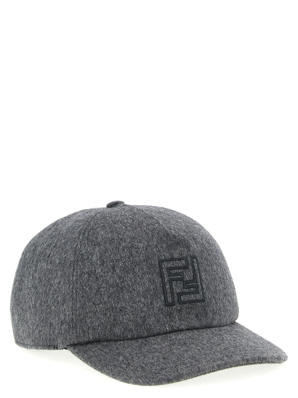 Fendi Gray Wool Cap (Baseball Hat)