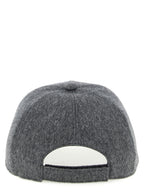 Fendi Gray Wool Cap (Baseball Hat)
