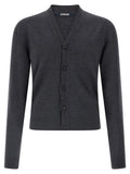 Jacquemus Gray Merino Wool Cardigan