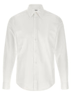 Burberry White Cotton Blouse