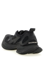 Balenciaga Black Polyester Athletic Sneakers